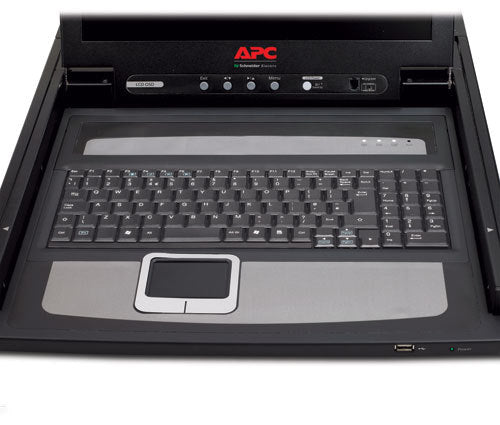 APC AP5717UK rack console 43.2 cm (17") Black