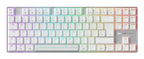 CHERRY MX 8.2 Pro TMR Wireless keyboard Gaming USB + RF Wireless + Bluetooth QWERTY UK English Silver, White