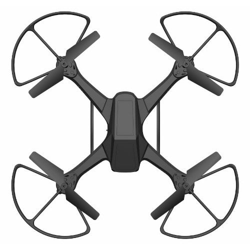 Adesso CyberDrone X1 4 rotors Quadcopter 300 mAh Black