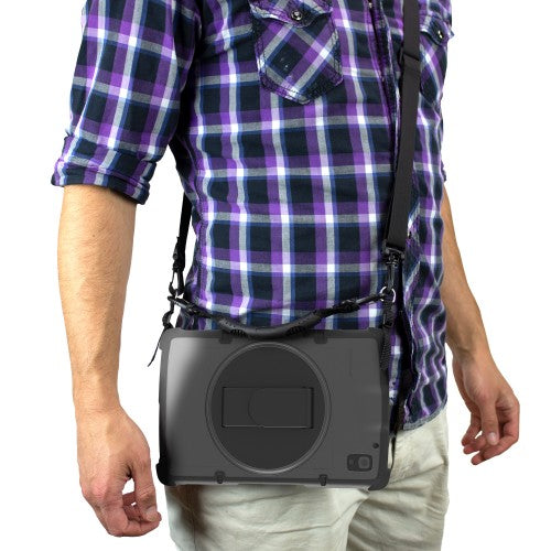 InfoCase FM-SNP-ET4X10-RHS tablet case 25.4 cm (10") Cover Black, Transparent