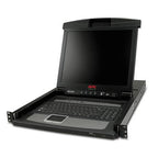 APC 17" Rack LCD Console with Integrated 16 Port Analog KVM Switch
