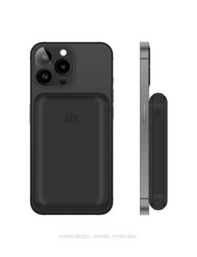 Juice JUI-PBANK-MAGTEC-10000MAH-ECO-BLK-ARG Wireless charging Black