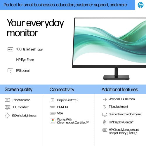 HP Series 3 Pro 27 inch FHD Monitor - 327pf