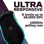 Acer Predator Cestus 333 Gaming Mouse, PMW410, USB2.0, Black, Up to 16000 DPI, Wired, 6 buttons