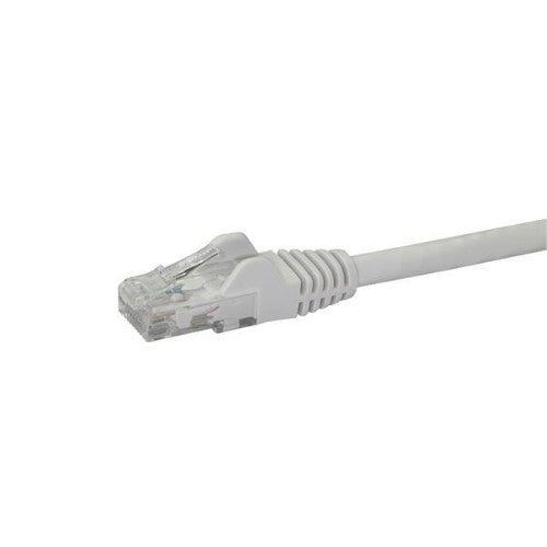 StarTech.com 7m CAT6 Ethernet Cable - White CAT 6 Gigabit Ethernet Wire -250MHz 100W PoE RJ45 UTP Network/Patch Cord Snagless w/Strain Relief Individually Tested