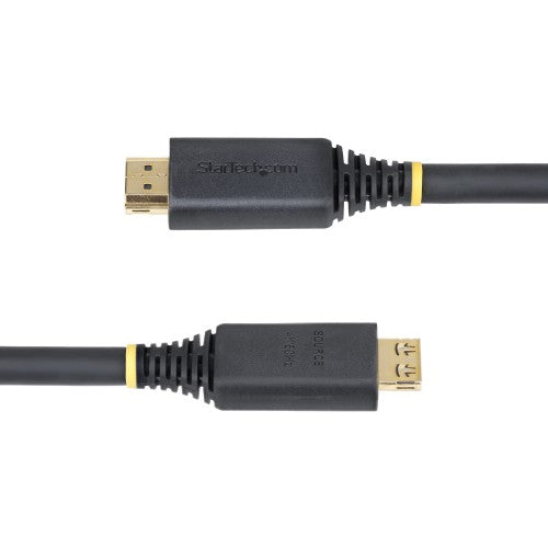 StarTech.com 10m (33ft) Active High Speed HDMI Cable with Gripping Connectors, 4K 60Hz/1440p 144Hz, HDR10/HDCP 2.2/ARC, 18Gbps, UHD HDMI Cord for TV/Monitor/Display, TPE Jacket