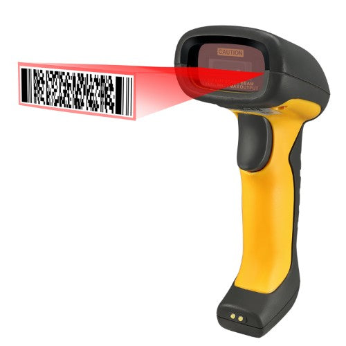Adesso NuScan 5200TR - 2.4GHz RF Wireless Antimicrobial &amp; Waterproof 2D Barcode Scanner