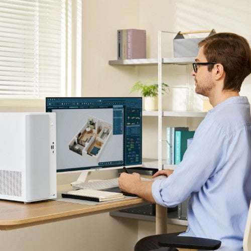 ASUS V500 Mini Tower V501MV-W521H34W Intel Core 5 210H 16 GB DDR5-SDRAM 512 GB SSD Windows 11 Home PC White