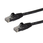 StarTech.com 10m CAT6 Ethernet Cable - Black CAT 6 Gigabit Ethernet Wire -250MHz 100W PoE RJ45 UTP Network/Patch Cord Snagless w/Strain Relief Individually Tested