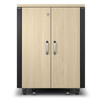 APC NetShelter Soundproof, 17U, Server Rack Enclosure, 230V, Maple