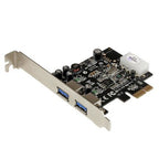 StarTech.com 2 Port PCI Express PCIe SuperSpeed (5Gbps) USB 3.0 Card Adapter with UASP - LP4 Power