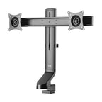 Tripp Lite DDR1727DC Dual-Display Monitor Arm with Desk Clamp and Grommet - Height Adjustable, 17” to 27” Monitors