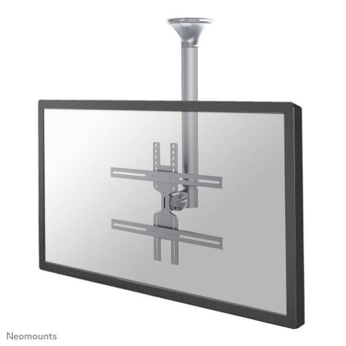 Neomounts FPMA-C400SILVER Monitor/TV mount ceiling 32-60" - h 64-104 cm