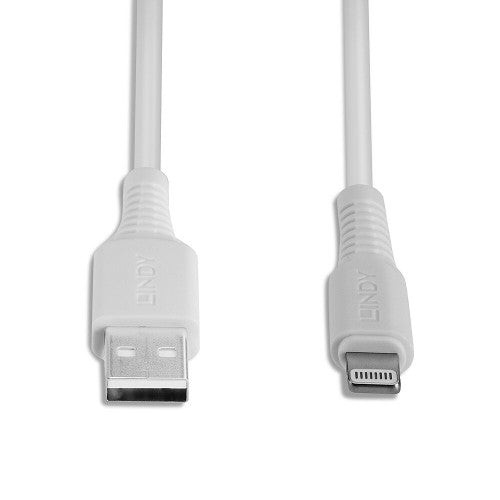 Lindy 3m USB to Lightning Cable, White