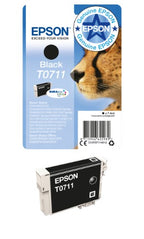 Epson C13T07114012/T0711 Ink cartridge black, 245 pages ISO/IEC 19752 7,4ml for Epson Stylus BX 310/600/D 120/D 78/S 20