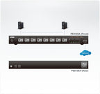 ATEN 1U 10A 8 Outlet Switched + Metered PDU + Free Eco PDU Manager Software