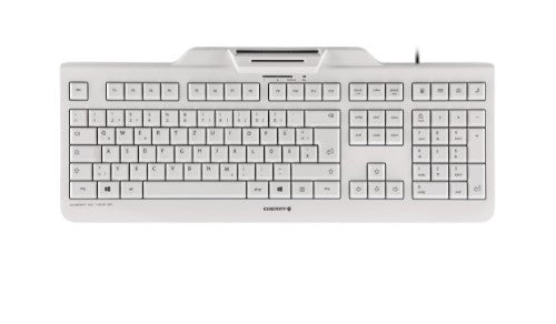 CHERRY KC 1000 SC keyboard Office USB QWERTY US English Grey