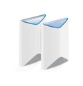 NETGEAR Orbi Pro Tri-Band Business WiFi System + 4x Orbi Pro Ceiling Add-on Satellite Tri-band (2.4 GHz / 5 GHz / 5 GHz) Wi-Fi 5 (802.11ac) White 4