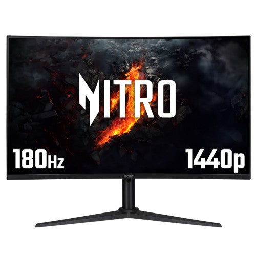 Acer NITRO XZ2 Nitro XZ322QUV3 curved gaming monitor - 31.5", 1500R, Quad HD, 180Hz, 1ms, FreeSync, DisplayHDR 400, HDMI & DP