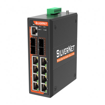 SilverNet SIL 73408MP-10G network switch Managed L3 Gigabit Ethernet (10/100/1000)