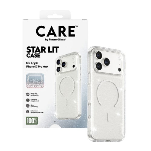 PanzerGlass CARE by ® Flagship Case Urban Explorer Star Lit w. White MagSafe iPhone 17 Pro Max