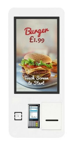 Allsee Technologies SO27C Signage Display Kiosk design 68.6 cm (27") LED Wi-Fi 350 cd/m² Full HD White Touchscreen Built-in processor 24/7