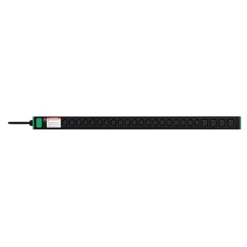 APC Easy Rack PDU, Basic, Vertical, 1 Phase, 3.7kW, 230V, 16A, 20 x C13 and 4 x C19 outlets, IEC60309 PLUG