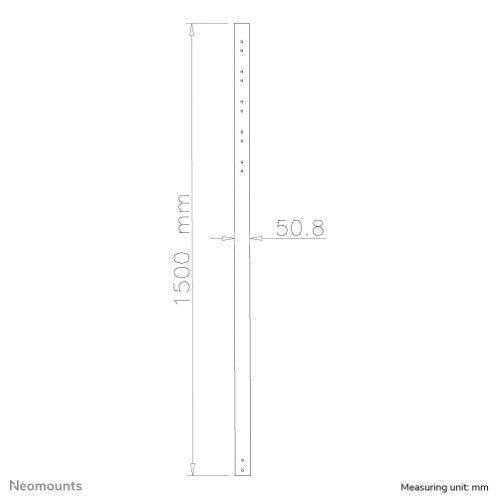 Neomounts FPMA-CP150 Extension pole TV ceiling mount - h 150 cm