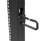 StarTech.com 12U 4-Post Server Rack, 19in Open Frame Rack with 40in (101cm) Mounting Depth and 1200lb (544kg) Weight Capacity, Mobile or Floor Mount IT Rack