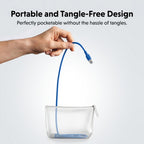 Targus HyperJuice Flex USB cable USB 2.0 1.5 m USB C 0.48 Gbit/s 60 W Blue