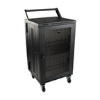 Tripp Lite CSHANDLEKIT Mobile Cart Conversion Kit with Handle, Casters and Power Cord Manager for Tablet/Chromebook Charging Stations