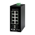 Tripp Lite NGI-U08C2 8-Port Unmanaged Industrial Gigabit Ethernet Switch - 10/100/1000 Mbps, 2 GbE SFP Slots, -40° to 75°C, DIN Mount
