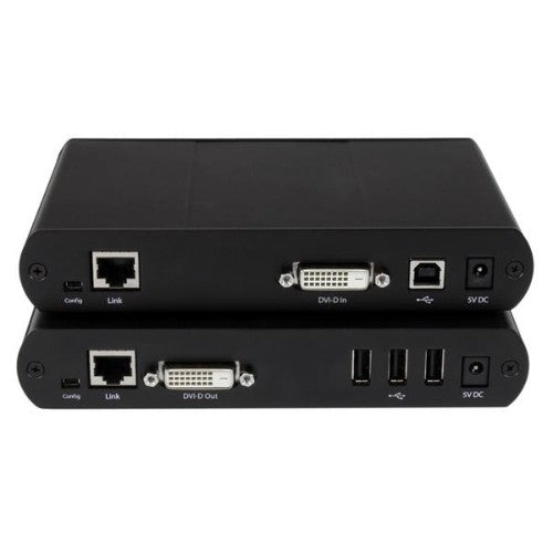 StarTech.com USB DVI over Cat 5e / Cat 6 KVM Console Extender w/ 1920x1200 Uncompressed Video - 330ft (100m)