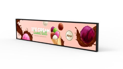 Allsee Technologies WS28HD8-B Signage Display Digital signage flat panel 71.1 cm (28") LED Wi-Fi 700 cd/m² Full HD Black Built-in processor Android 7.1 24/7