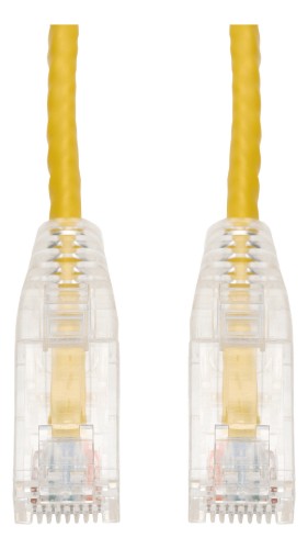 AddOn Networks ADD-0-25MSLCAT6AS-YW networking cable Yellow 0.25 m Cat6a U/UTP (UTP)