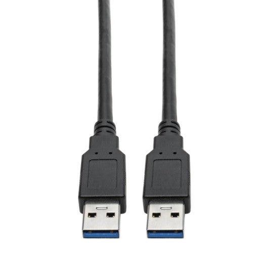 Tripp Lite U325-006 USB 3.0 SuperSpeed A to A Cable for USB 3.0 All-in-One Keystone/Panel Mount Couplers (M/M), Black, 6 ft. (1.8 m)