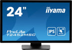 iiyama ProLite 23.8” PCAP 10pt touchscreen monitor featuring IPS panel technology, Edge-to-Edge glass design and anti fingerprint coating