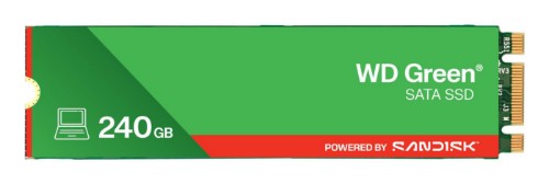 Western Digital Green WD ™ SATA SSD M.2 2280 POWERED BY SANDISK 240 GB