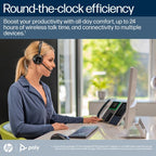 HP Poly Voyager 4320-M Microsoft Teams Certified Headset +BT700 dongle +Charging Stand