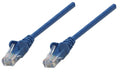 Intellinet Network Patch Cable, Cat5e, 1.5m, Blue, CCA, U/UTP, PVC, RJ45, Gold Plated Contacts, Snagless, Booted, Lifetime Warranty