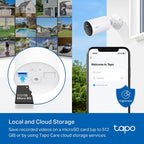 TP-Link Tapo Smart Wire-Free Security Camera, 2-Pack