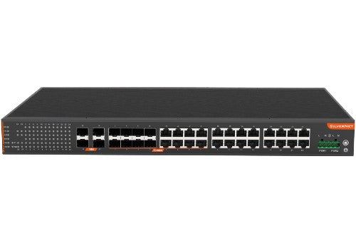 SilverNet SIL 716E8C4M network switch Managed L3 Gigabit Ethernet (10/100/1000)