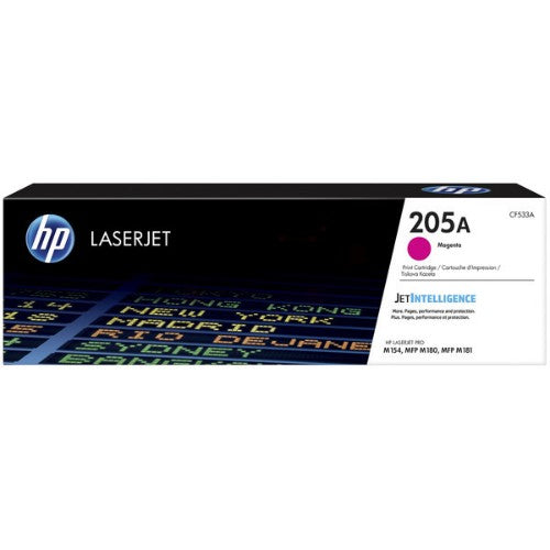 HP CF533A/205A Toner cartridge magenta, 900 pages ISO/IEC 19798 for HP MFP 180