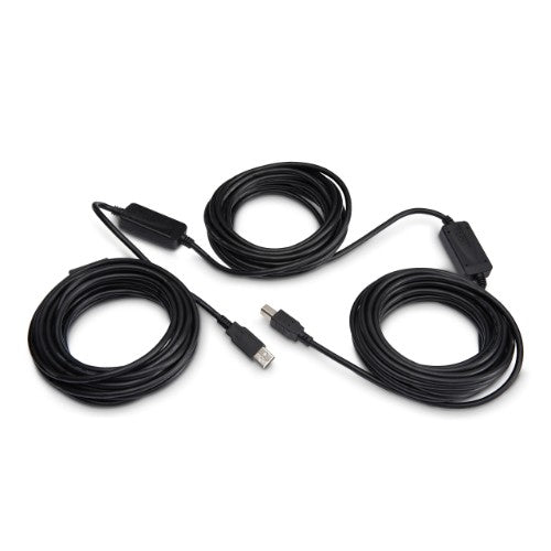 StarTech.com 50ft (15m) Active USB 2.0 A to B Cable, Long USB Printer Cable, 1x USB-A (M), 1x USB-B (M) - Black