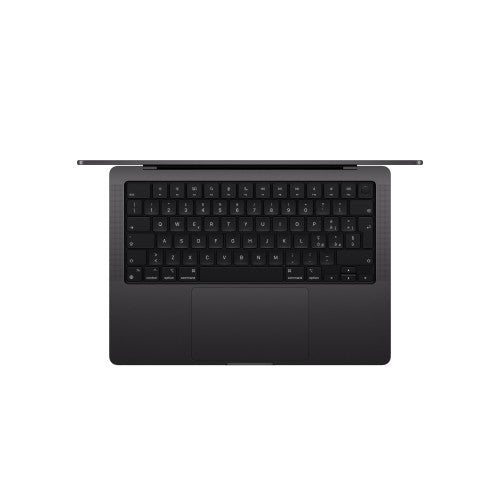 Apple MacBook Pro 14-inch : M4 Pro chip with 12-core CPU and 16‑core GPU, 24GB, 512GB SSD - Black