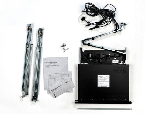 Vertiv Avocent LRA185KMM-001 rack console 48.3 cm (19") 1366 x 768 pixels Plastic, Steel Black 1U