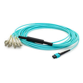AddOn Networks ADD-MPO-4LC2M5OM4LZ InfiniBand/fibre optic cable 2 m 8x LC OFNR Aqua colour