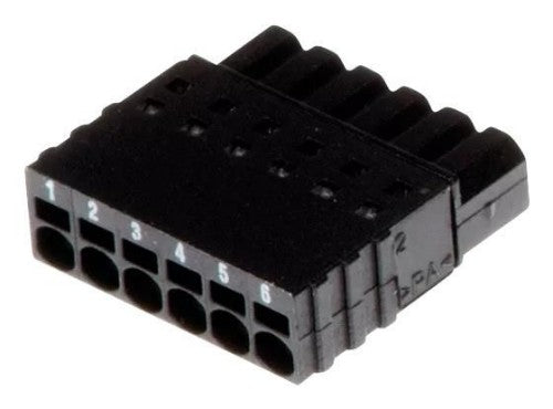 Axis 5505-271 wire connector A 6-pin 2.5 Black