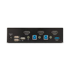 StarTech.com 2-Port DisplayPort KVM Switch, 8K 60Hz / 4K 144Hz, Single Display, DP 1.4, 2x USB 3.0 Ports, 4x USB 2.0 HID Ports, Push-Button & Hotkey Switching, TAA Compliant - OS Independent, Metal Housing
