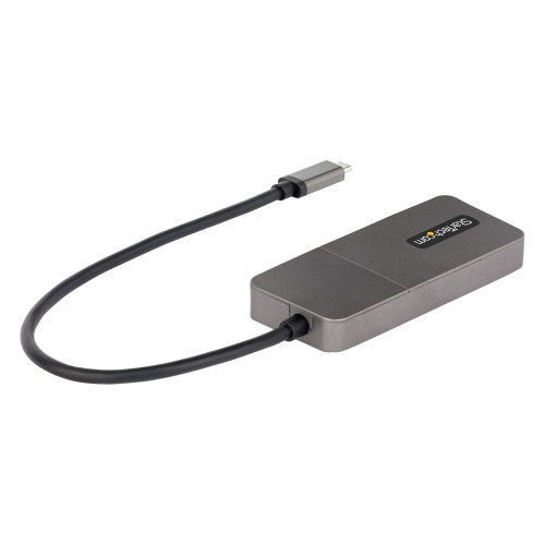 StarTech.com 3-Port USB-C Multi-Monitor Adapter, USB Type-C to 3x HDMI MST Hub, Triple 4K 60Hz HDMI Laptop Display Extender / Splitter, HDR, Extra-Long Built-In Cable - Windows Only